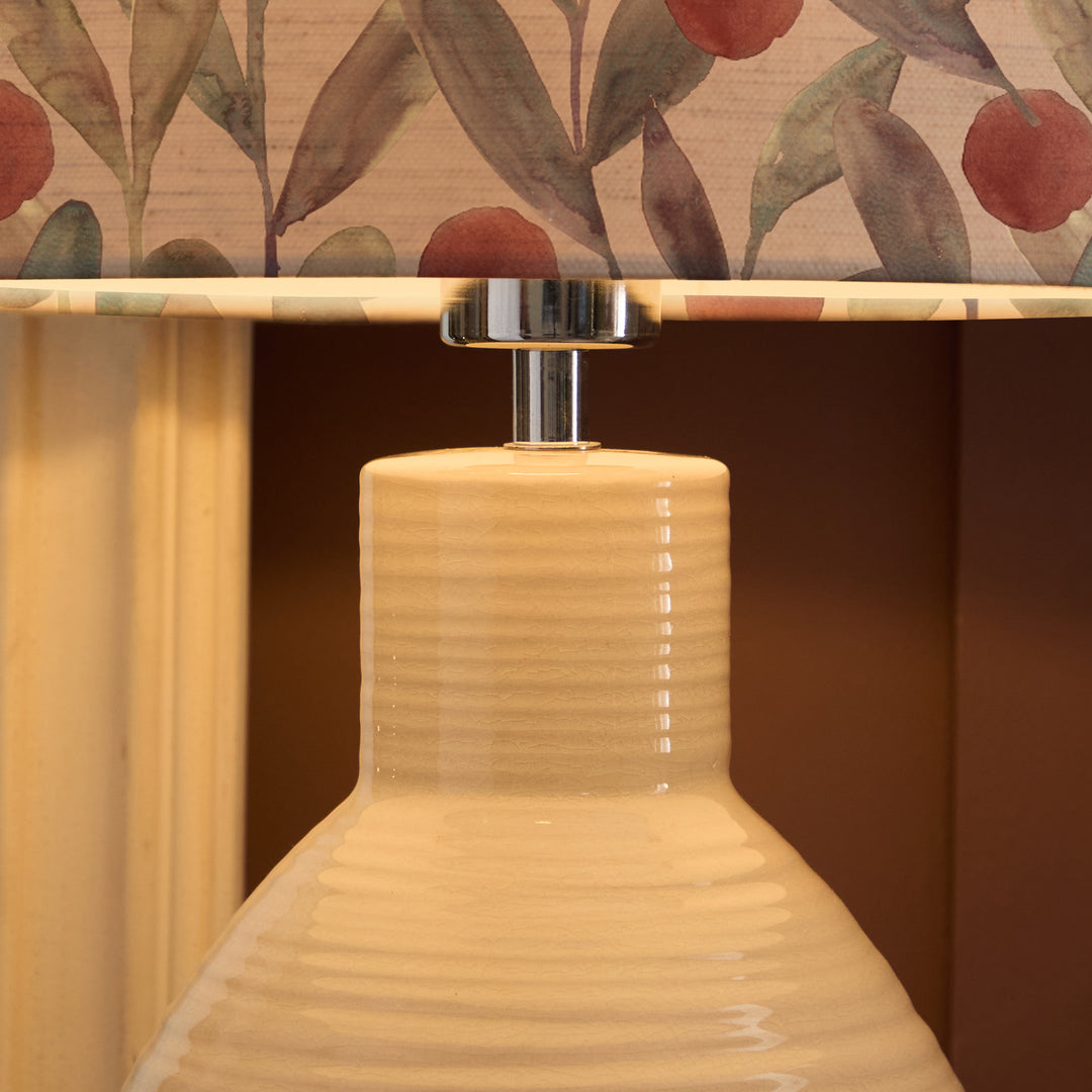 Epona Table Lampbase Cream/Katsura EVA 40cm Lampshade Mulberry - image 5
