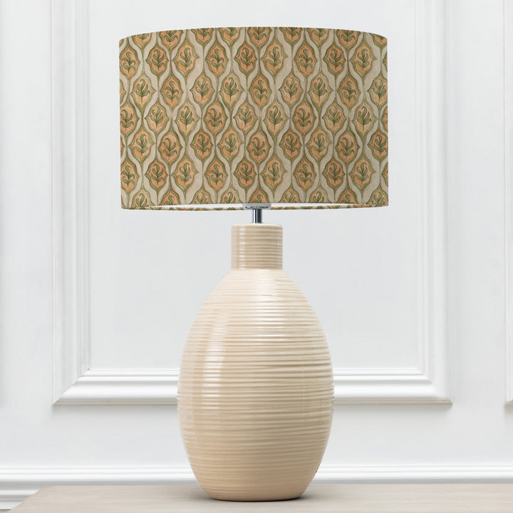 EPONA TABLE LAMPBASE CREAM/ZEPHYR EVA 40CM LAMPSHADE LOTUS