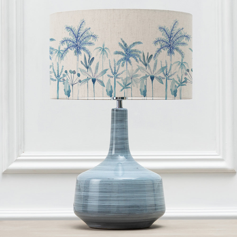 Eris Table Lampbase Cobalt/Cozzo Cobalt EVA 37cm Lampshade Blue - image 2