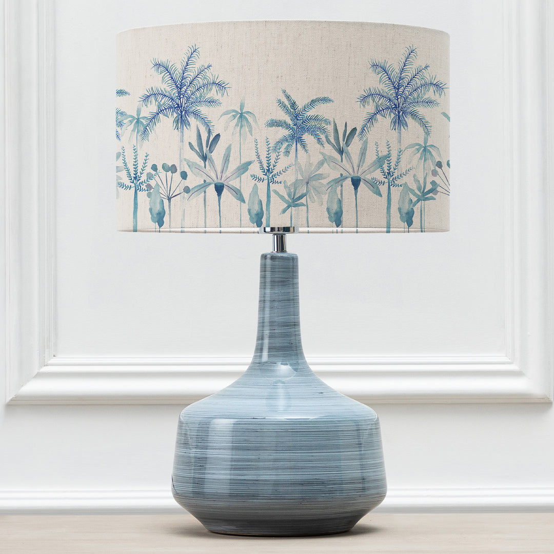 Eris Table Lampbase Cobalt/Cozzo Cobalt EVA 37cm Lampshade Blue - image 2