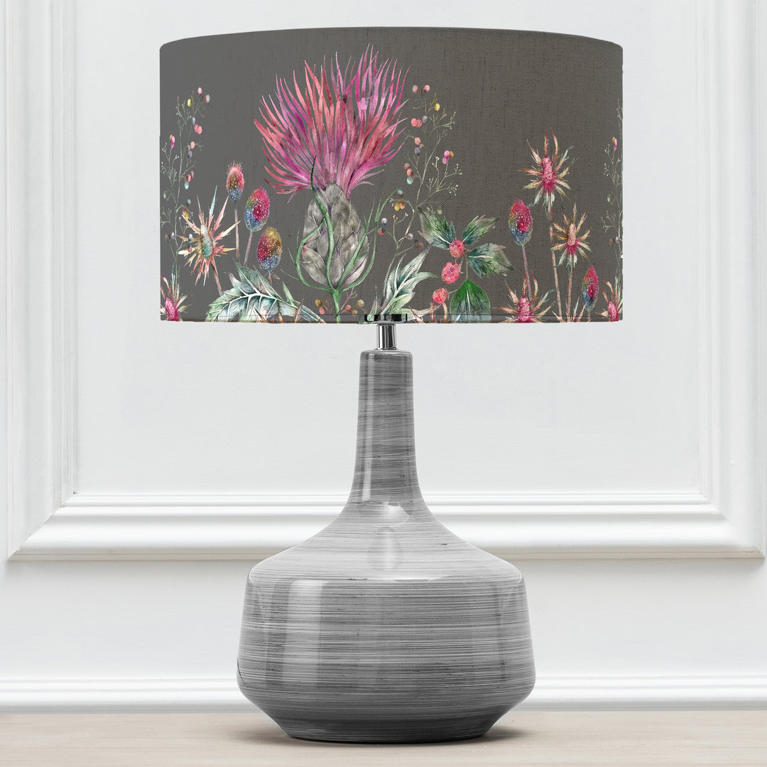 Eris Table Lampbase Slate/Elysium EVA 37cm Lampshade Onyx - image 2