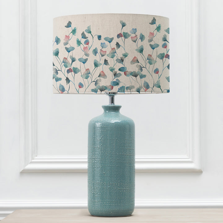 INOPIA  LAMPBASE TEAL/CALA MARINE EVA 40CM LAMPSHADE BLUE