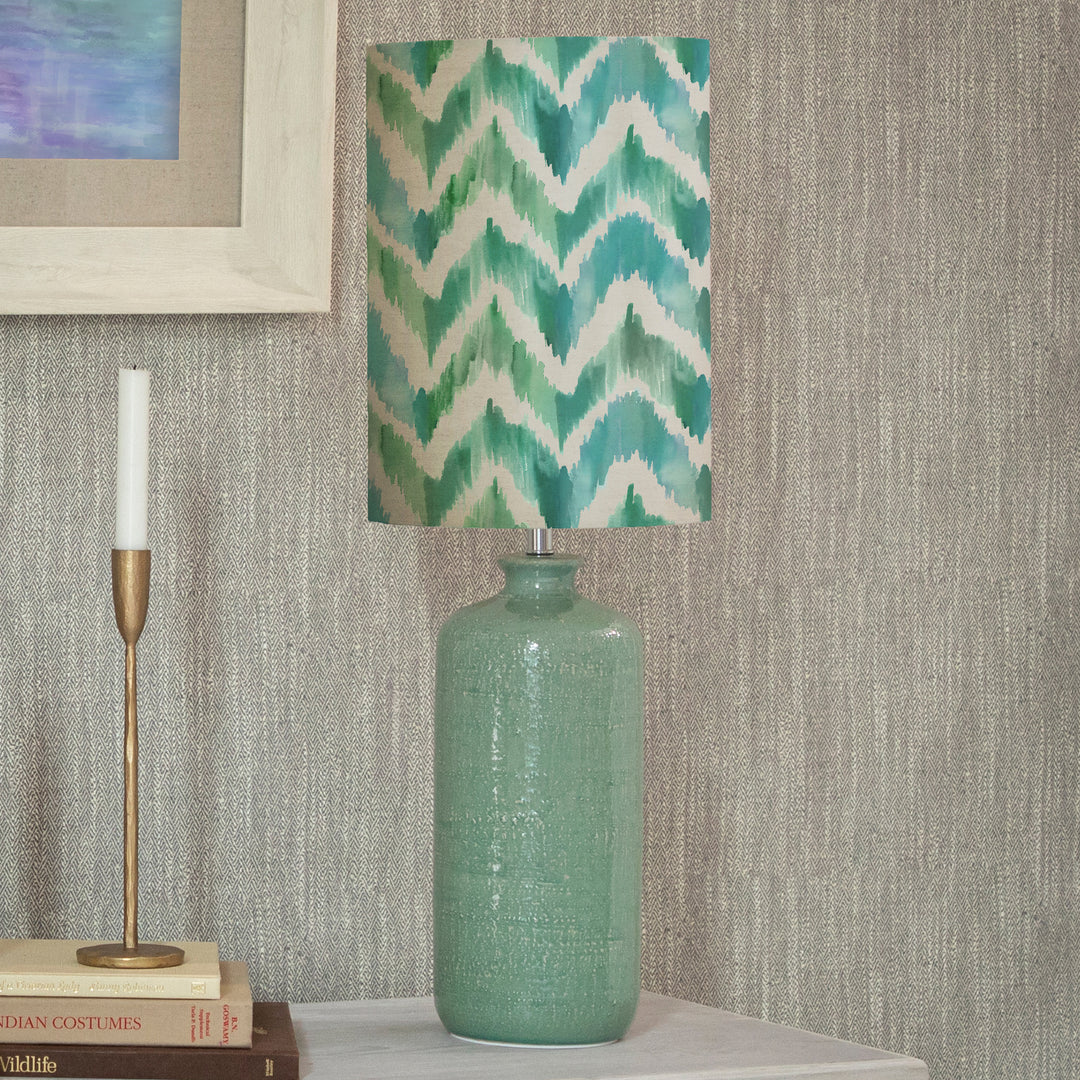 Inopia Lampbase Teal/Savannah Anna 30cm Lampshade Isla