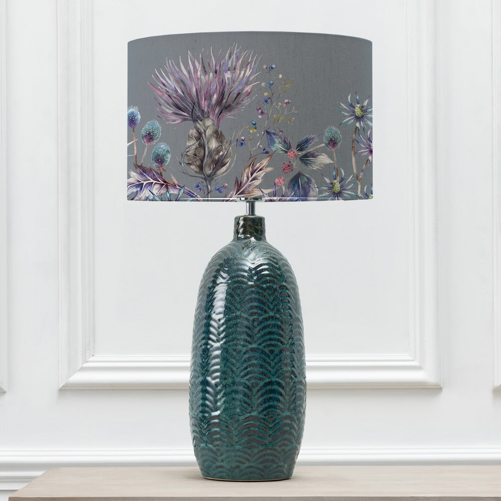 Jadis Table Lampbase Aqua/Elysium EVA 40cm Lampshade Sapphire - image 2
