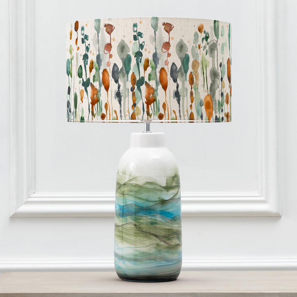 Javary Table Lampbase Mineral/Arley EVA 37cm Lampshade Peridot - image 2