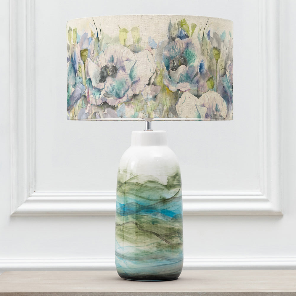 Javary Table Lampbase Mineral/Papavera EVA 37cm Lampshade Veronica - image 2