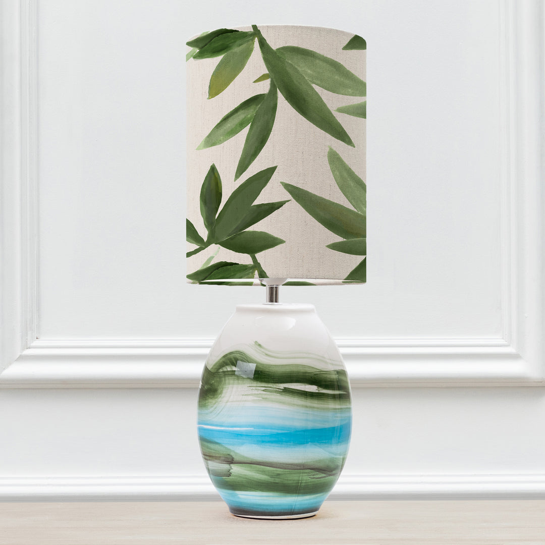 Juruena Table Lampbase Mineral/Silverwood Mini Anna 18x26cm Lampshade Apple - image 2
