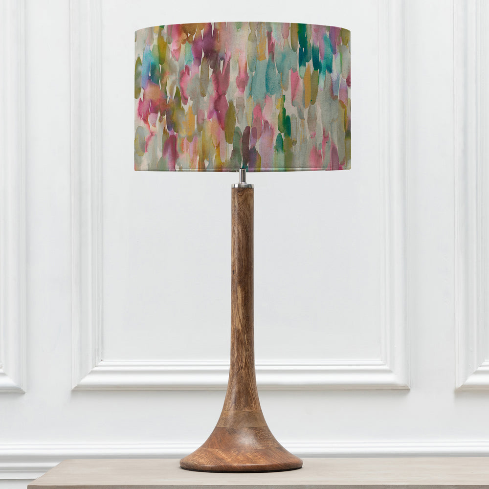 Kinross Tall Table Lampbase Mango/Azima EVA 40cm Lampshade Lotus - image 2