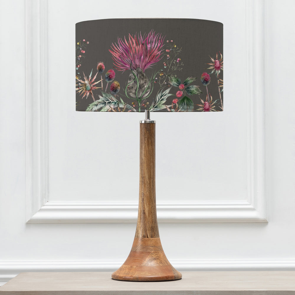 Kinross Small Table Lampbase Mango/Elysium EVA 37cm Lampshade Onyx - image 2