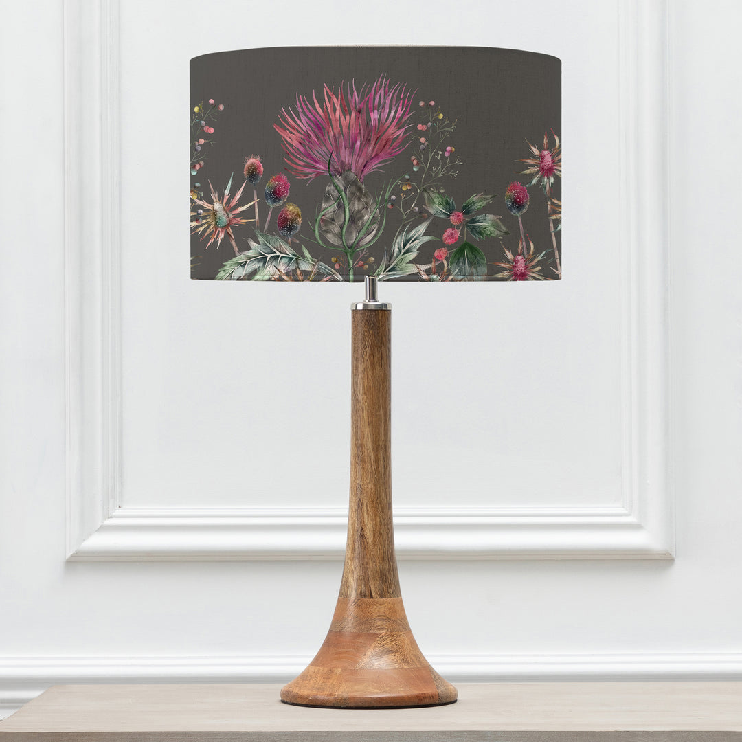 Kinross Small Table Lampbase Mango/Elysium EVA 37cm Lampshade Onyx - image 2