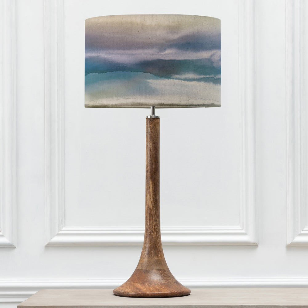 Kinross Tall Table Lampbase Mango/Fjord EVA 40cm Lampshade Loch - image 2