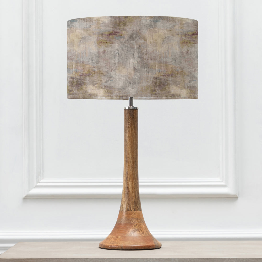 Kinross Small Table Lampbase Mango/Monet EVA 37cm Lampshade Ironstone - image 2