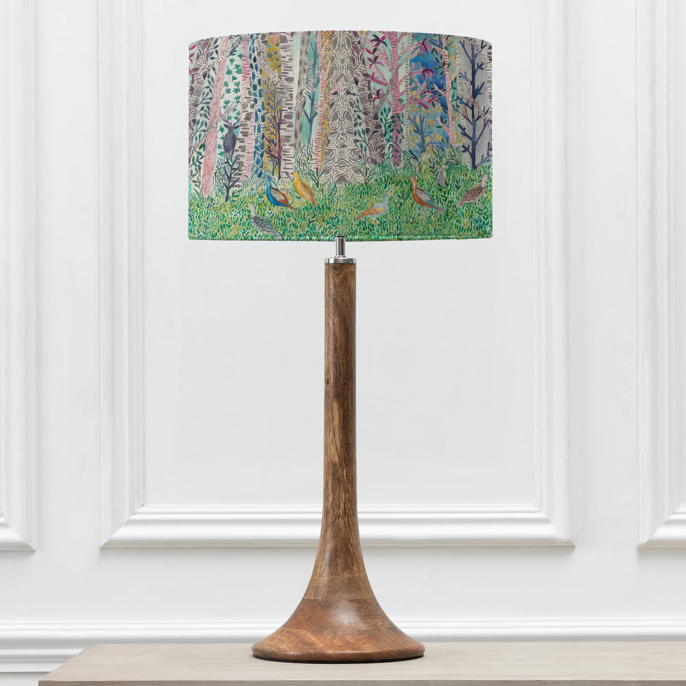 Kinross Tall Table Lampbase Mango/Whimsical Tale EVA 40cm Lampshade Dawn - image 2