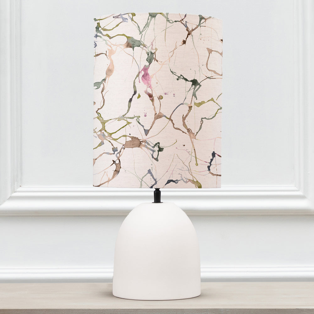 Larissa Table Lampbase Ecru/Carrara Anna 25cm Lampshade Meadow - image 2