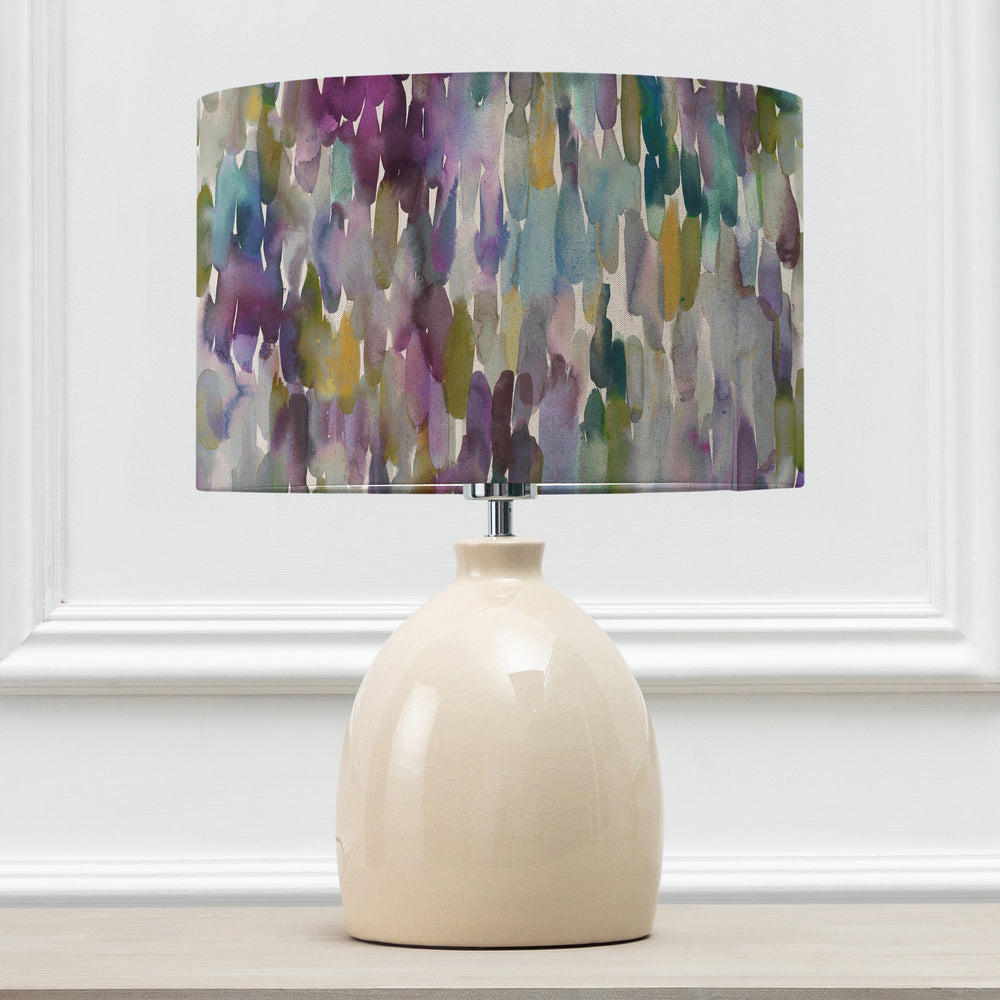 Leura Table Lampbase Cream/Azima EVA 30cm Lampshade Indigo - image 2