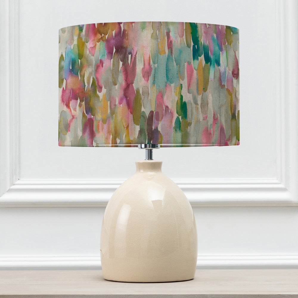 Leura Table Lampbase Cream/Azima EVA 30cm Lampshade Lotus - image 2
