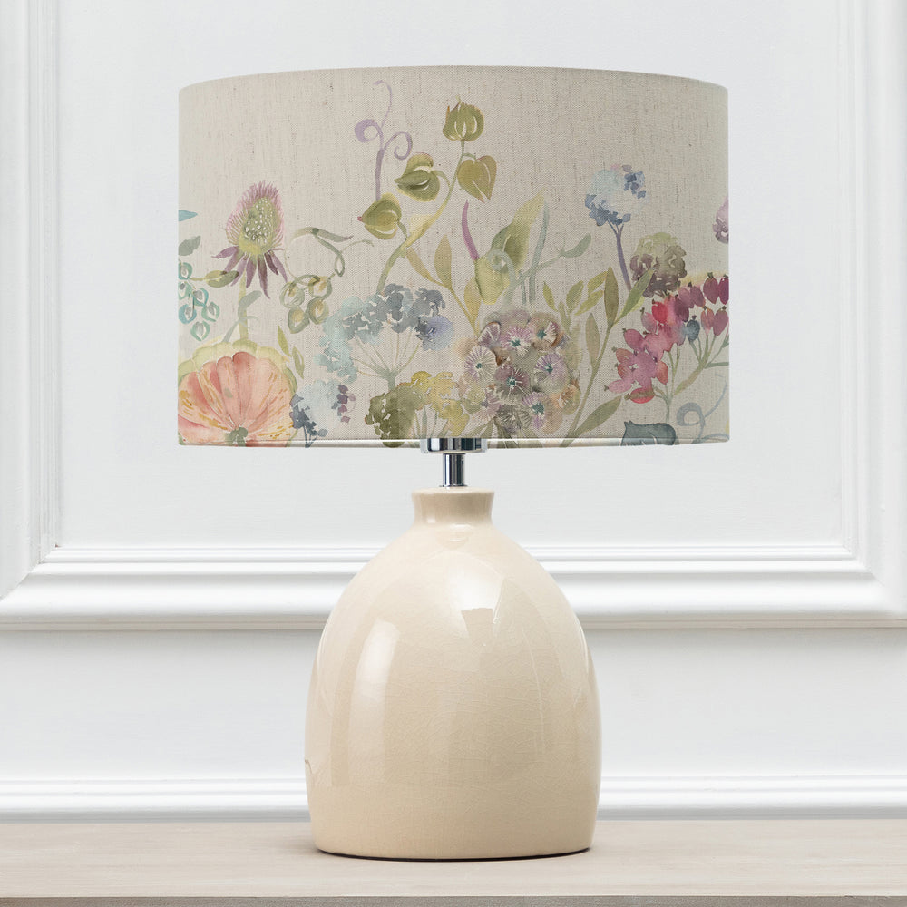Leura Table Lampbase Cream/Patrice EVA 30cm Lampshade Loganberry - image 2