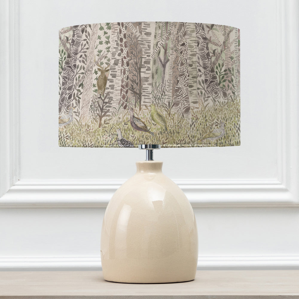 Leura Table Lampbase Cream/Whimsical Tale EVA 30cm Lampshade Willow - image 2