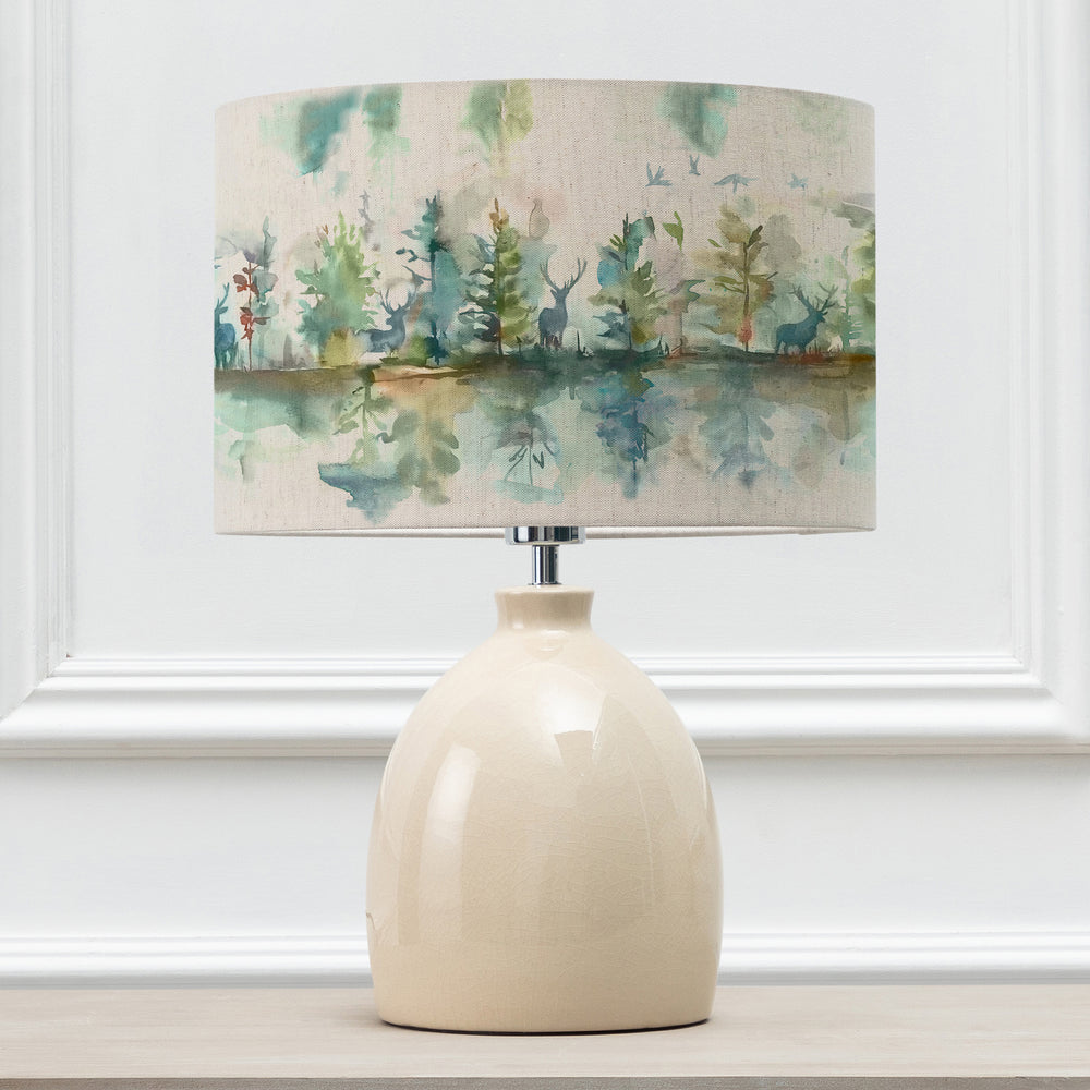 Leura Table Lampbase Cream/Wilderness EVA 30cm Lampshade Topaz - image 2