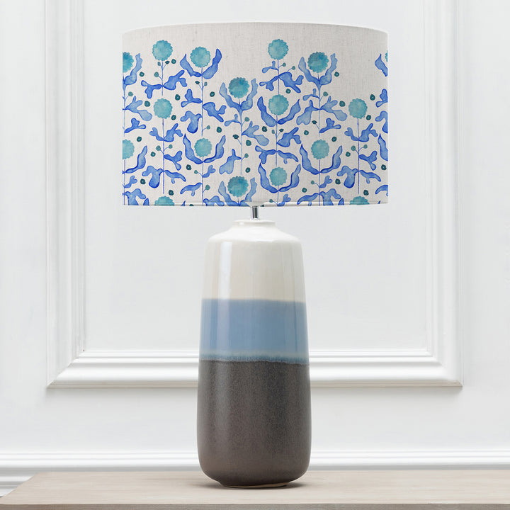 NAMA LAMPBASE SKY/MARIANI COBALT EVA 40CM LAMPSHADE BLUE