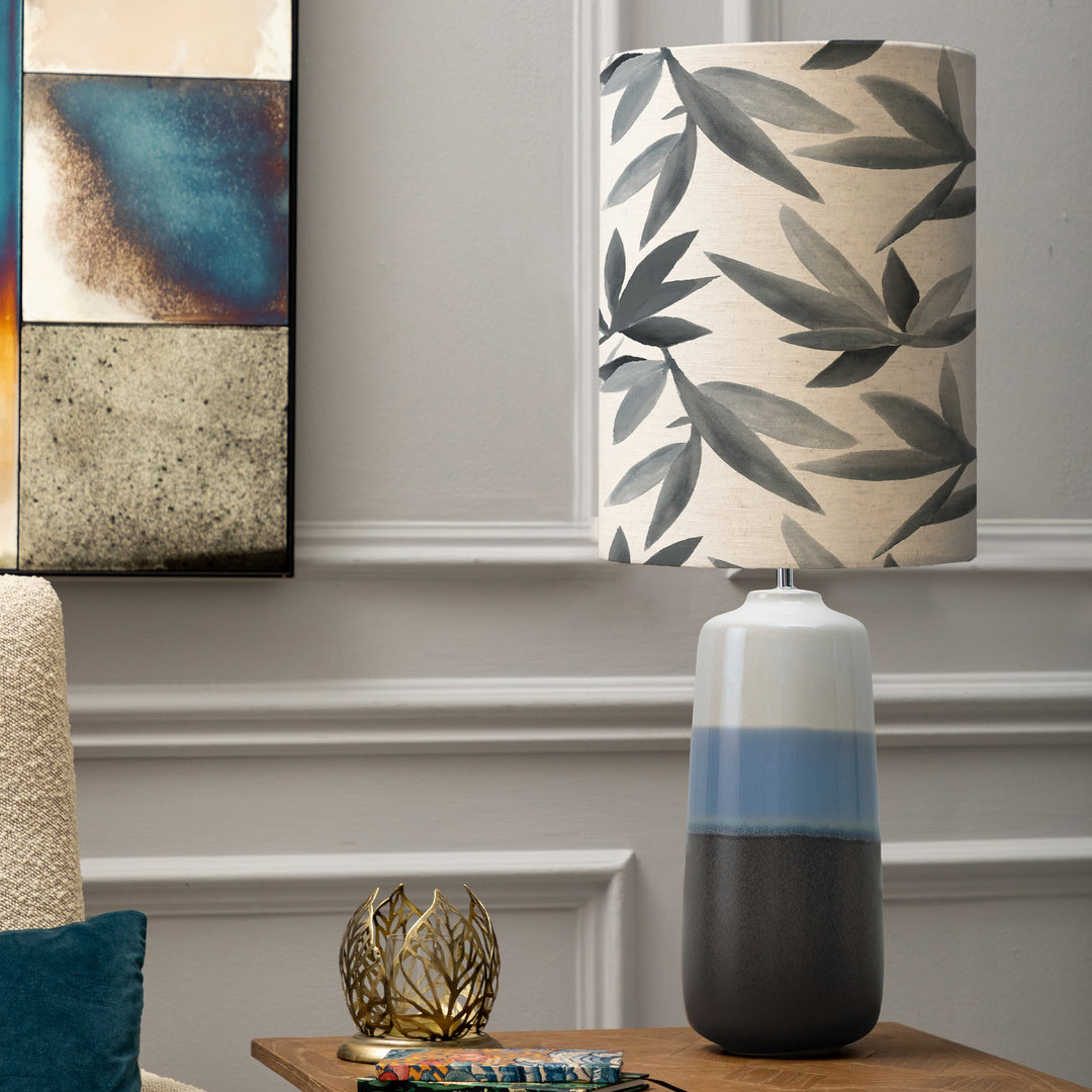 Nama Lampbase Sky/Silverwood Mini Anna 30x40cm Lampshade Willow