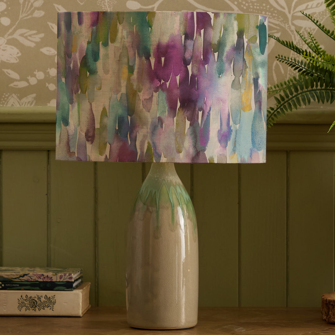 Narvi Lampbase Jade/Azima EVA 30cm Lampshade Indigo