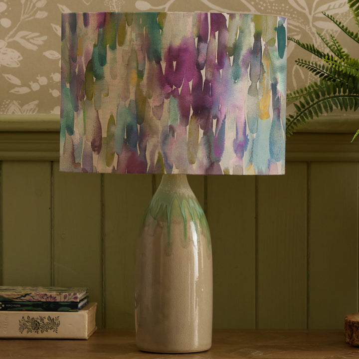 Narvi Lampbase Jade/Azima EVA 30cm Lampshade Indigo