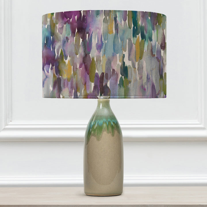 NARVI LAMPBASE JADE/AZIMA EVA 30CM LAMPSHADE INDIGO