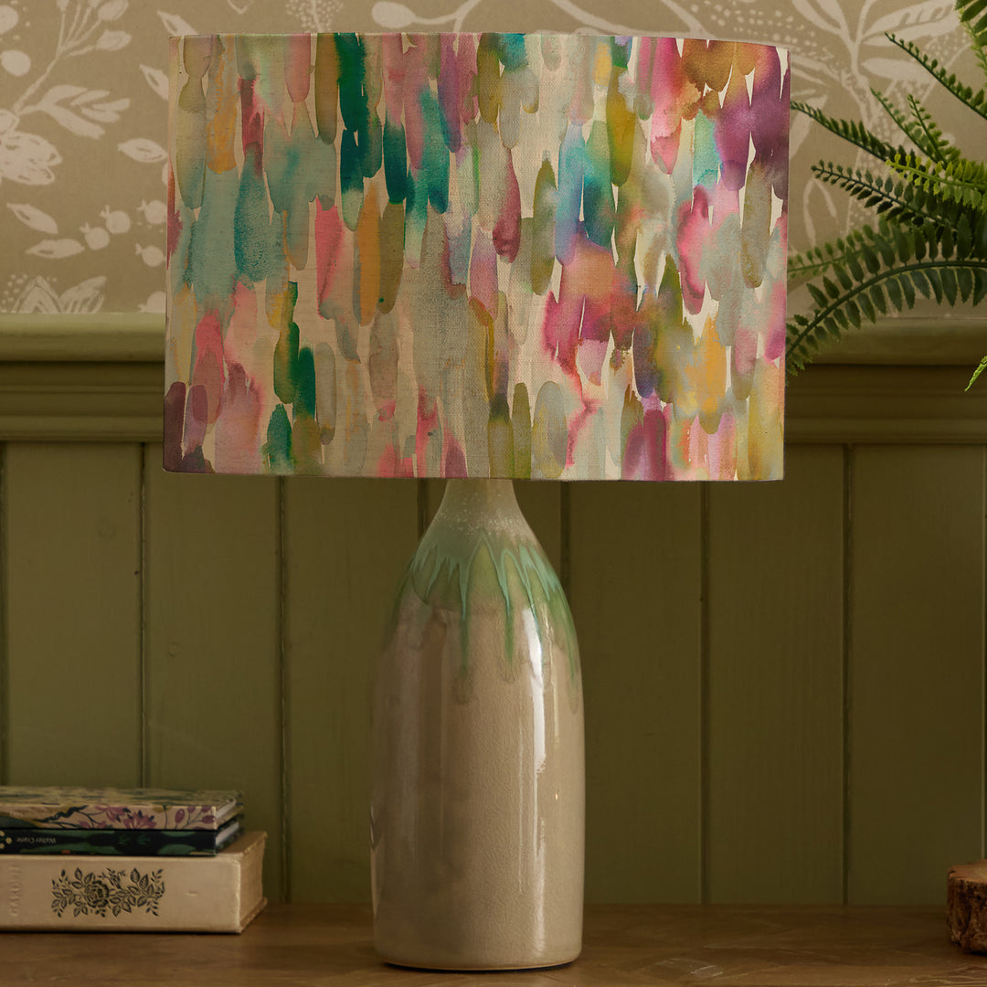 Narvi Lampbase Jade/Azima EVA 30cm Lampshade Lotus