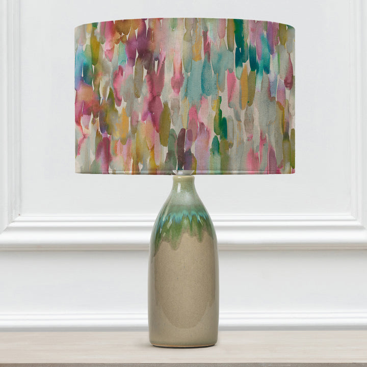 NARVI LAMPBASE JADE/AZIMA EVA 30CM LAMPSHADE LOTUS
