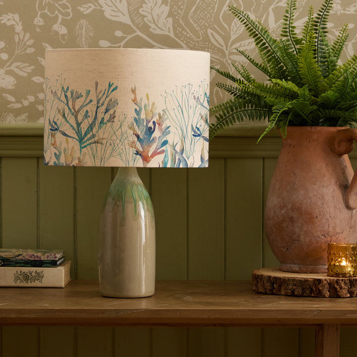 Narvi Lampbase Jade/Coral Reef EVA 30cm Lampshade Cobalt - image 8