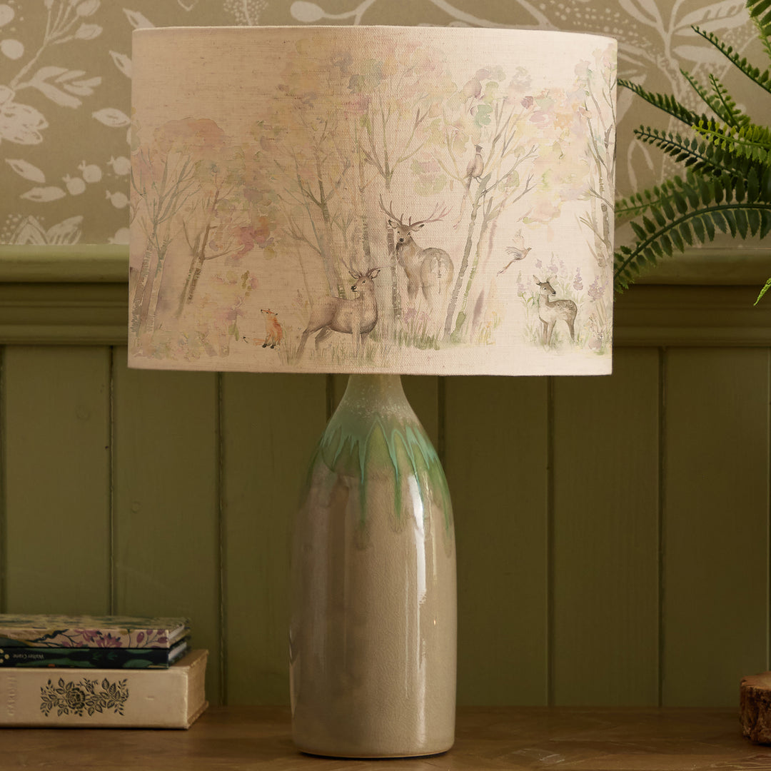 Narvi Lampbase Jade/Enchanted Forest EVA 30cm Lampshade Forest