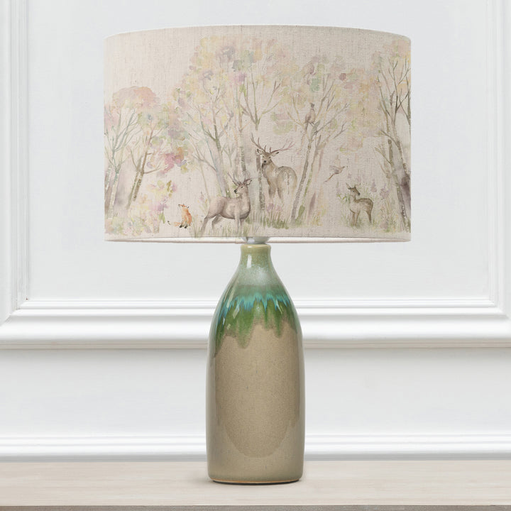 NARVI LAMPBASE JADE/ENCHANTED FOREST EVA 30CM LAMPSHADE FOREST
