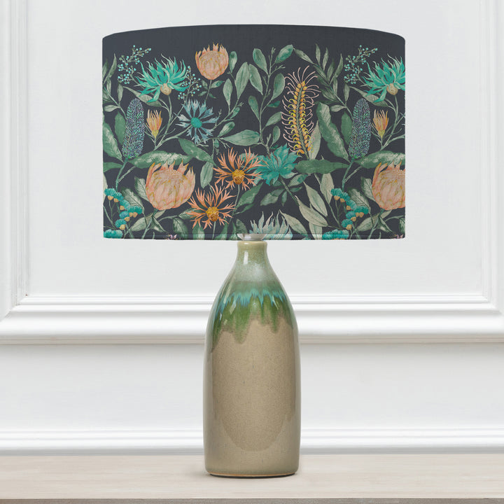NARVI LAMPBASE JADE/FORTAZELA EVA 30CM LAMPSHADE SAPPHIRE