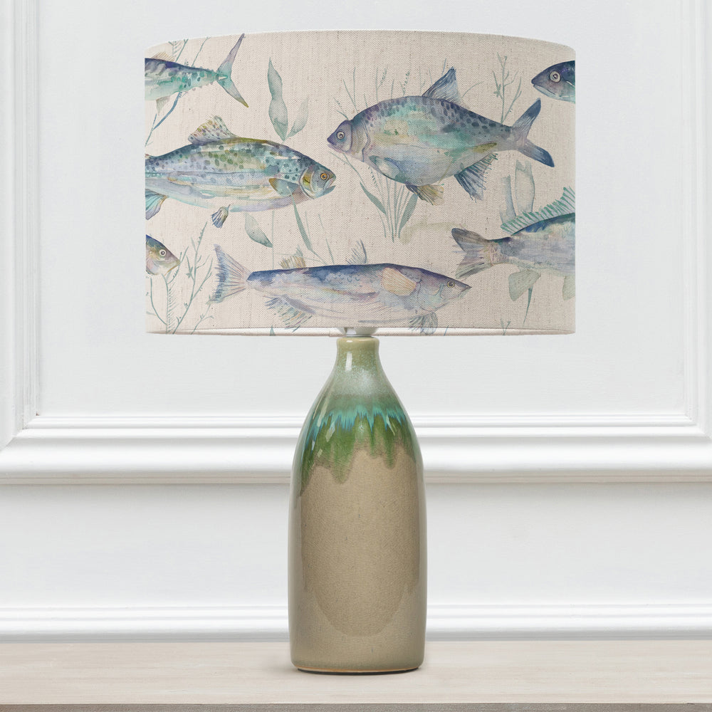 Narvi Lampbase Jade/Ives Waters EVA 30cm Lampshade Marine - image 2