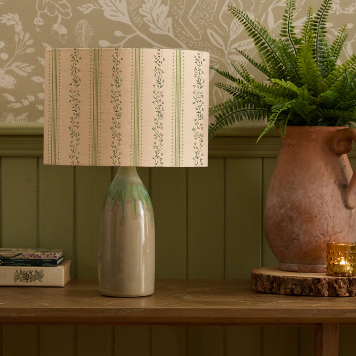 NARVI LAMPBASE JADE/PRIMAVERA EVA 30CM LAMPSHADE CLOVER