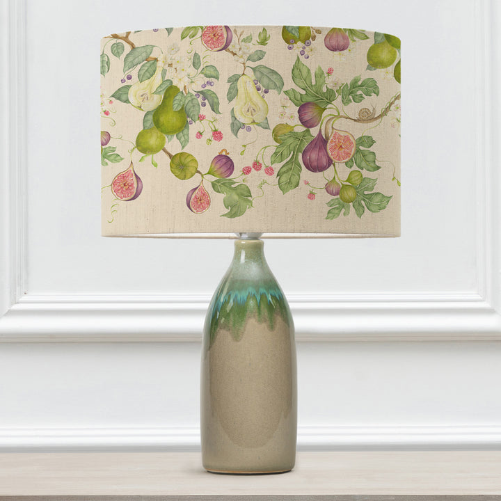 NARVI LAMPBASE JADE/SHRUBBERY FRUITS  EVA 30CM LAMPSHADE VERDURE
