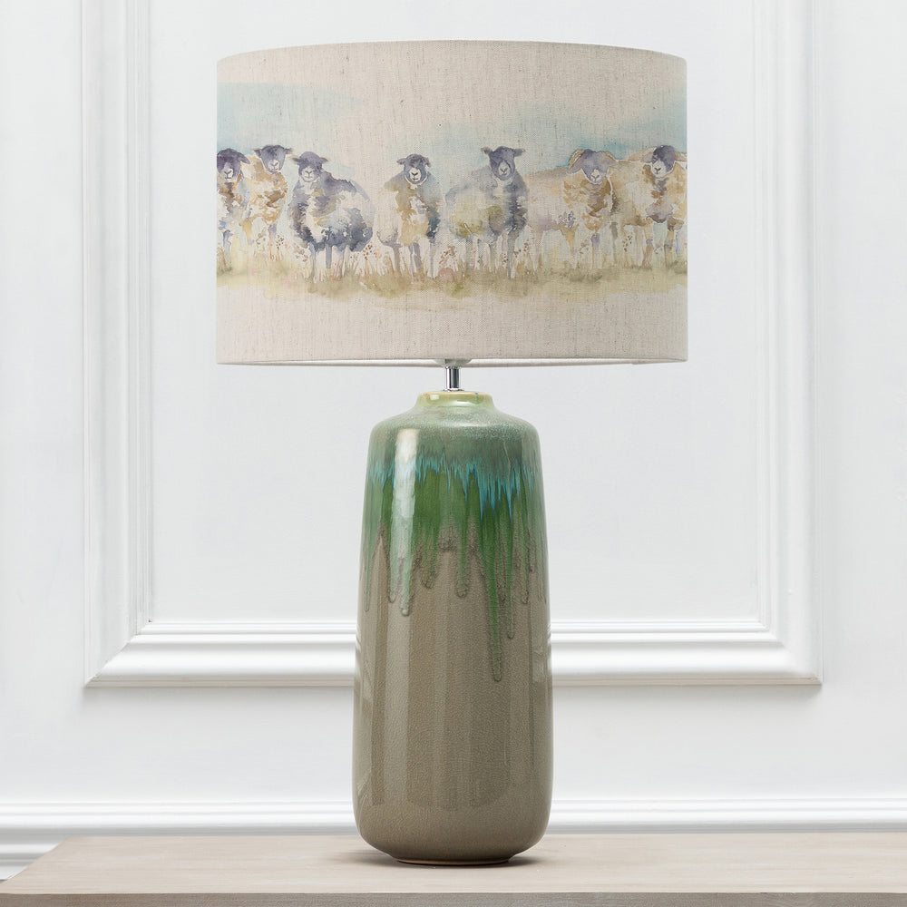 Neo Lampbase Jade/Come By EVA 40cm Lampshade Linen - image 2