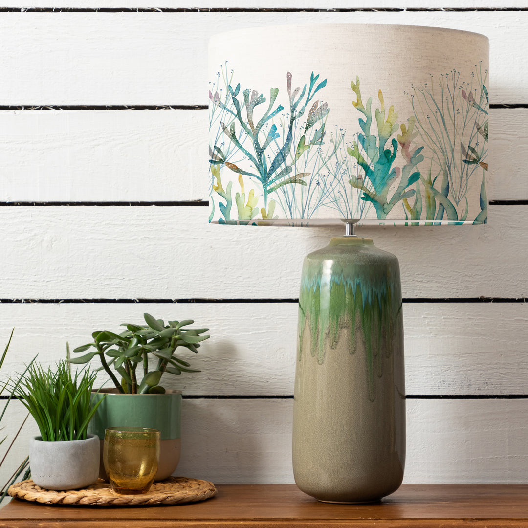 Neo Lampbase Jade/Coral Reef EVA 40cm Lampshade Cobalt