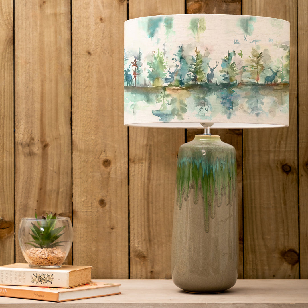Neo Lampbase Jade/Wilderness EVA 40cm Lampshade Topaz