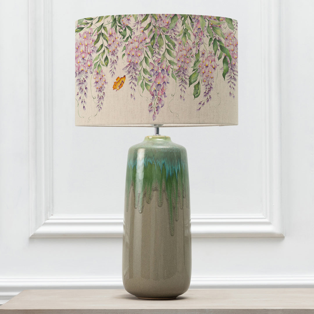 Neo Lampbase Jade/Mariposa Cream EVA 40cm Lampshade Purple - image 2