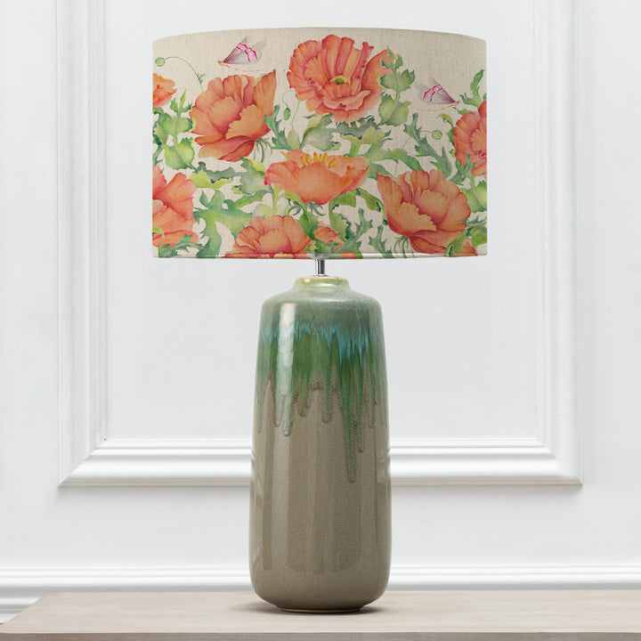 NEO LAMPBASE JADE/VALERIA SCARLET 40CM LAMPSHADE RED
