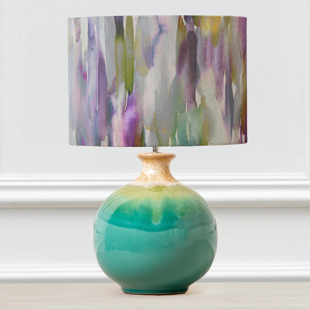 Neso Table Lampbase Aqua/Azima EVA 30cm Lampshade Indigo - image 2