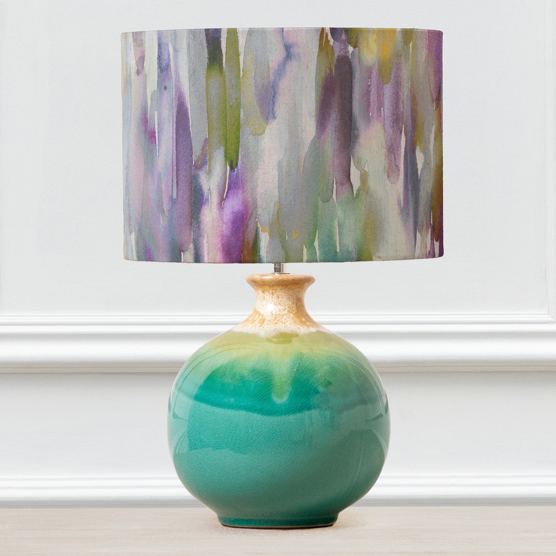 Neso Table Lampbase Aqua/Azima EVA 30cm Lampshade Indigo - image 2