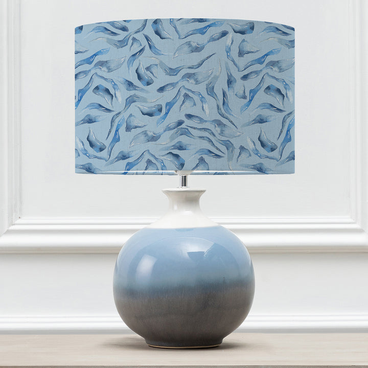 NESO LAMPBASE SKY/BALAYA COBALT EVA 30CM LAMPSHADE BLUE