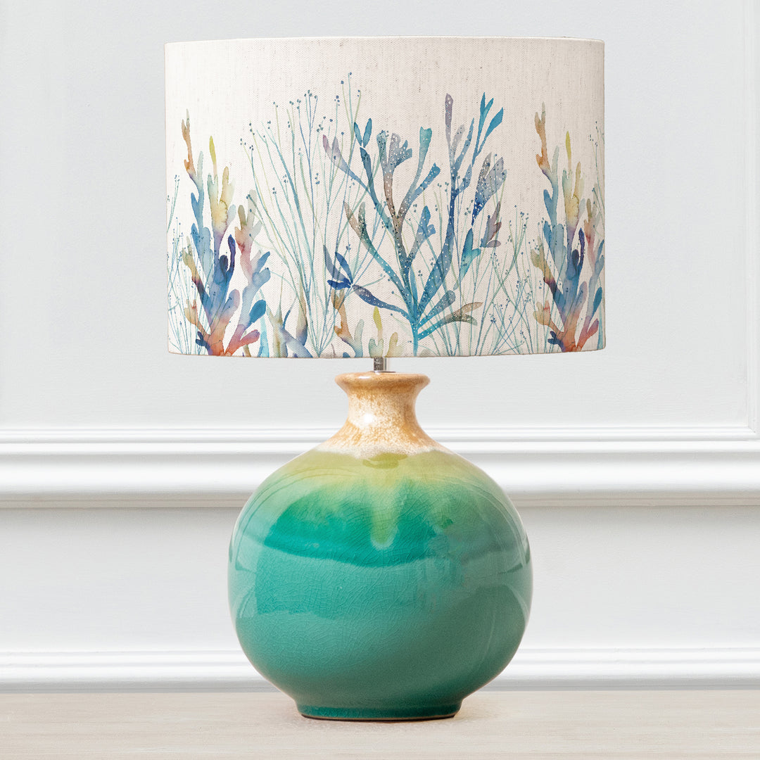 Neso Table Lampbase Aqua/Coral Reef EVA 30cm Lampshade Cobalt - image 2