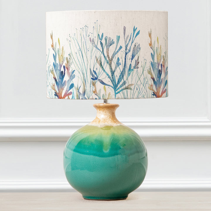 Neso Table Lampbase Aqua/Coral Reef EVA 30cm Lampshade Cobalt - image 2
