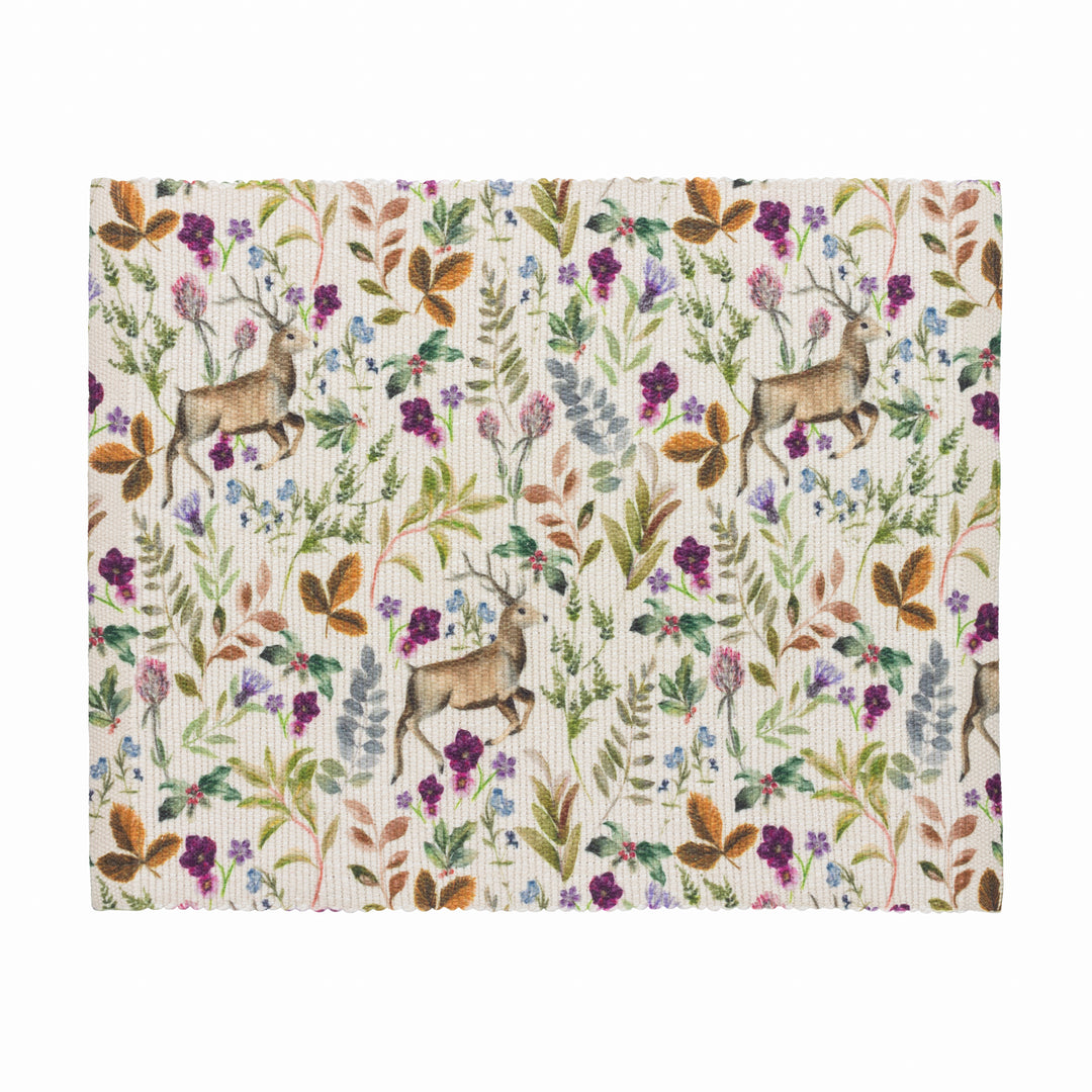 Reindeer 180x35 Table Runner/Place Mat Bundle Berry - image 3
