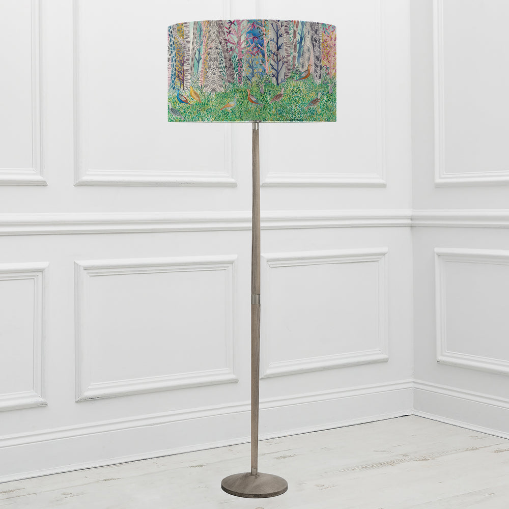 Solensis Floor Lampbase Grey Wash/Whimsical Tale EVA 52cm Lampshade Dawn - image 2