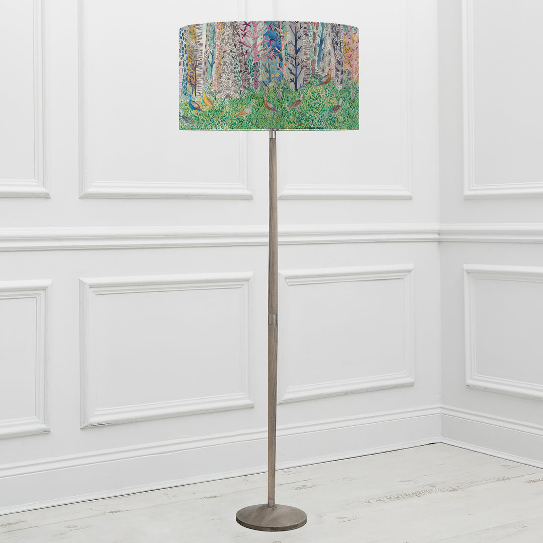 Solensis Floor Lampbase Grey Wash/Whimsical Tale EVA 52cm Lampshade Dawn - image 2